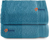 Top Towel - Set of 2 Hand Towels 100% Combed Cotton 50 x 100 cm 600 g Premium