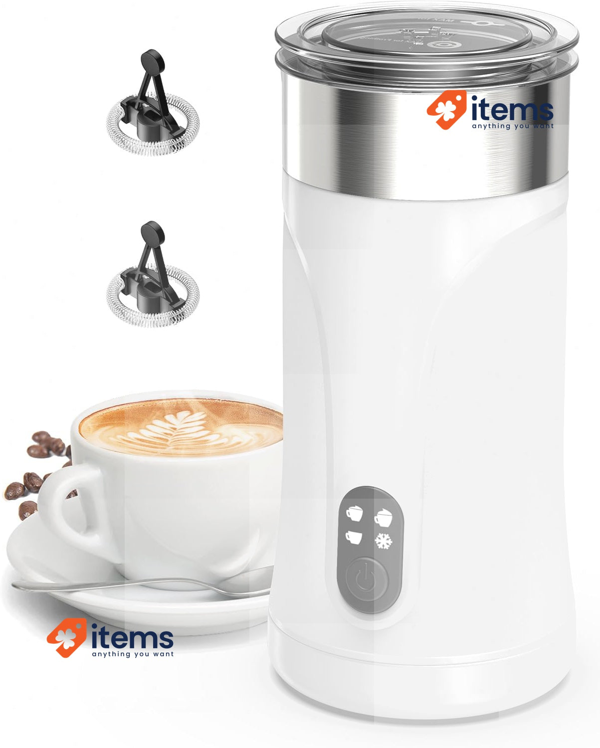 KLEAH Electric Milk Frother 4-in-1, Electric Milk Frother for Hot and Cold