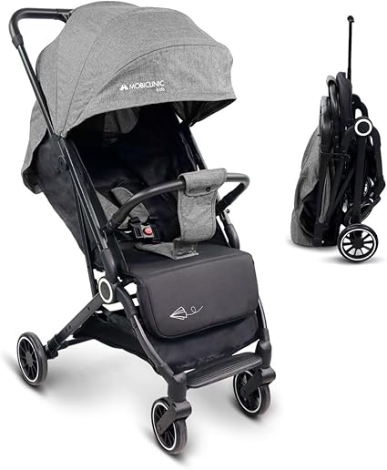 Mobiclinic® Kids, Pushchair/Cabin Stroller, Ultracompact Grey