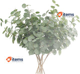 HNVNER 6 Bunches Eucalyptus Artificial Flowers Eucalyptus Stems Leaves Branches
