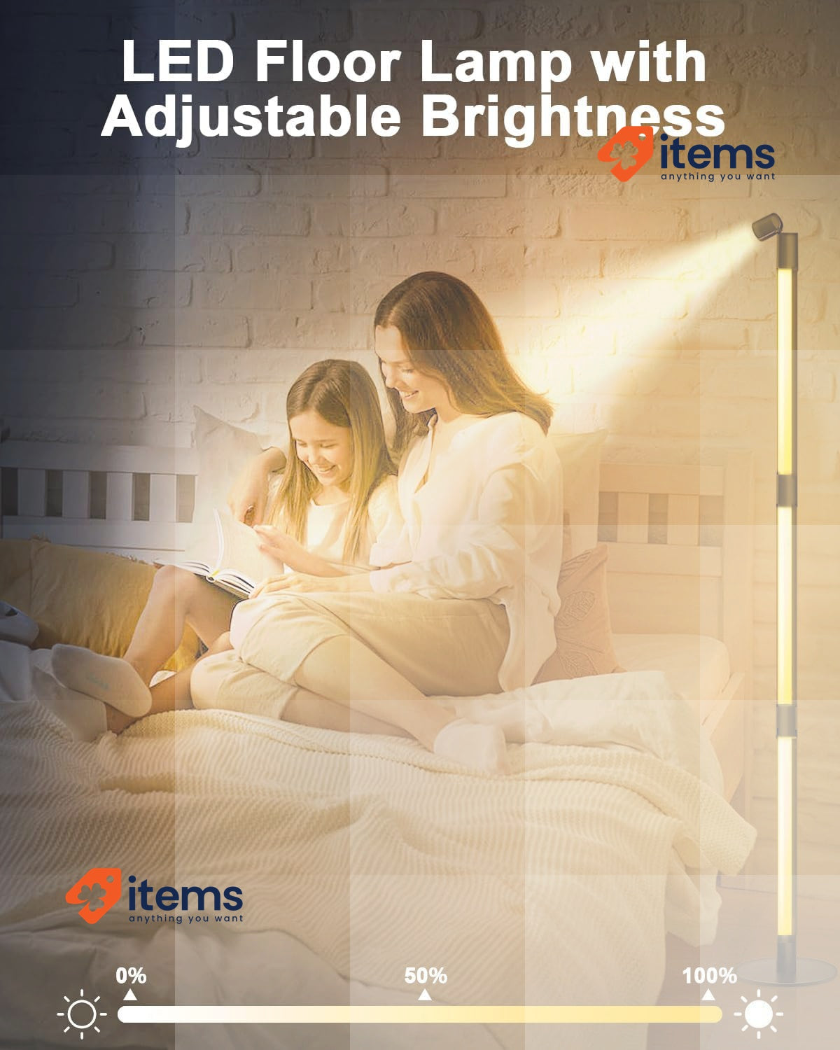 SIGRILL RGB Floor Lamp Dimmable for Living Room-  Gaming Decoration