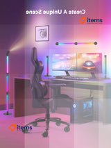 SIGRILL RGB Floor Lamp Dimmable for Living Room-  Gaming Decoration