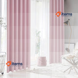 MRTREES Double Blackout Curtains 140 x 240cm 100% Anti-UV Pack of 2 Pink 240 cm