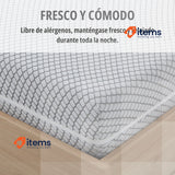 Degrees home Teide Anti Dust Mite Mattress Cover with Zip for 140 cm Bed