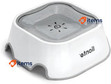 lionto Dog bowl made of food-safe plastic, 1 Liter White