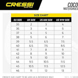 CRESSI Coco Shoes Sports Designed for Aquatic Sports, Blue/Azul Dark 40