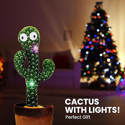 MAGIC SELECT Cactus Toy Dancing Cactus with Electronic Movement