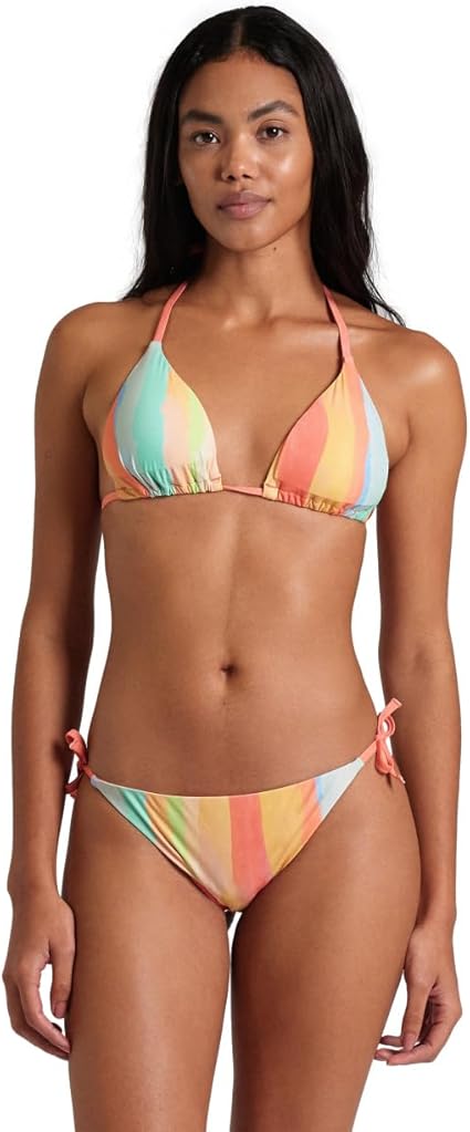 Arena Women's Women's Water Print String Bikini Triangle Two Piece Multistripes