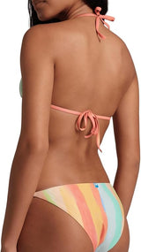 Arena Women's Women's Water Print String Bikini Triangle Two Piece Multistripes