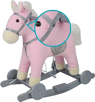 Famosa Softies- Rocking Horse, Pink (760023185)