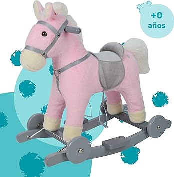 Famosa Softies- Rocking Horse, Pink (760023185)