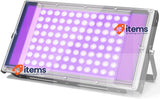 GKT 100W LED Blacklight Lamp Blacklight Flood Light with Switch and Plug Purple