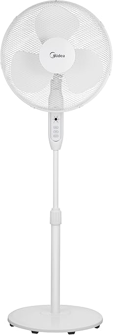 Midea MFS400M0APW0 40W Floor Fan Height Adjustable Silent Fan Remote Control