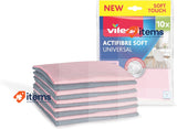 Vileda Actifibre Multipack Streak-free Cleaning Exceptional Absorbency (only 8)