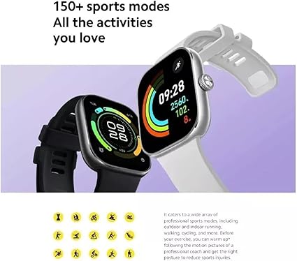 Xiaomi Redmi Watch 4 Bluetooth Calls, 1.97 AMOLED Screen Smartwatch