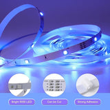 HOVVIDA LED Strip 5 m, 30 LEDs/Metre, 150 LED, RGB LED Strip Multicolor