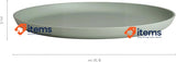Mepal Dinner plate 4 pieces Silueta, Dishwasher & microwave resistant, 26 cm