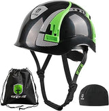 GREENDEVIL X-Armor ABS Safety Helmet for Adults EN 397 Green/Black