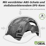 GREENDEVIL X-Armor ABS Safety Helmet for Adults EN 397 Green/Black