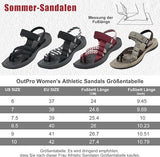 OutPro Women's Sandals with Braided Strap Burgundy Color 37 EU