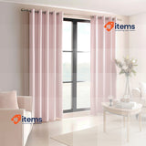 MIULEE Curtain for Children s Room Girls Set of 2, 245 x 140 cm, Light Pink 96