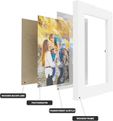 Feelhap Collage Picture Frame, 13 x 18 cm, White