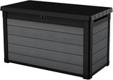 Keter Cortina Garden Trunk 100G, Wood Effect Finish, Grey 122.9x 62.1x 70.6 cm