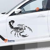 BWGHBH Car Hood Decal Reflective Scorpion Graphic Sticker for Cars (Black)