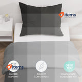 Dreamzie - Duvet cover 200x220 cm with 2 pillowcases 80x80 cm - Black/Dark grey