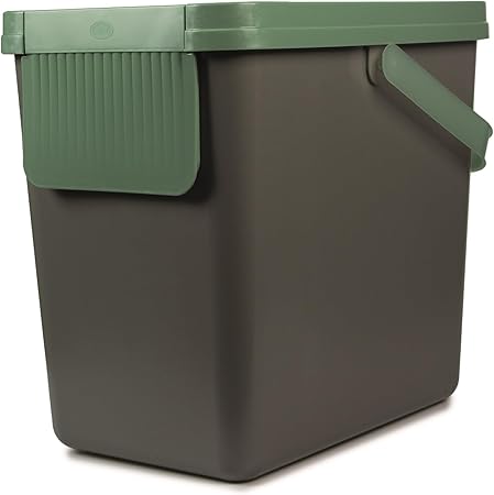 Snips Set of 3 Recycling Bins for Separate Waste Collection 3 x 25 liters Grey