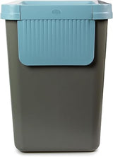 Snips Set of 3 Recycling Bins for Separate Waste Collection 3 x 25 liters Grey