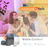 ANTELA Smart Bulb E14 Alexa Light Bulb A60 8W 806LM LED RGB Dimmable Bulb, 4PCS