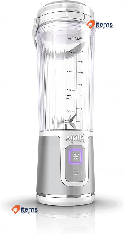 Ninja Blast Blender Portable, 530 ml, Leak-Resistant White, BC151EUWH