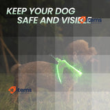 PcEoTllar Light Up Dog Harness Reflective LED Rechargeable, Waterproof Small