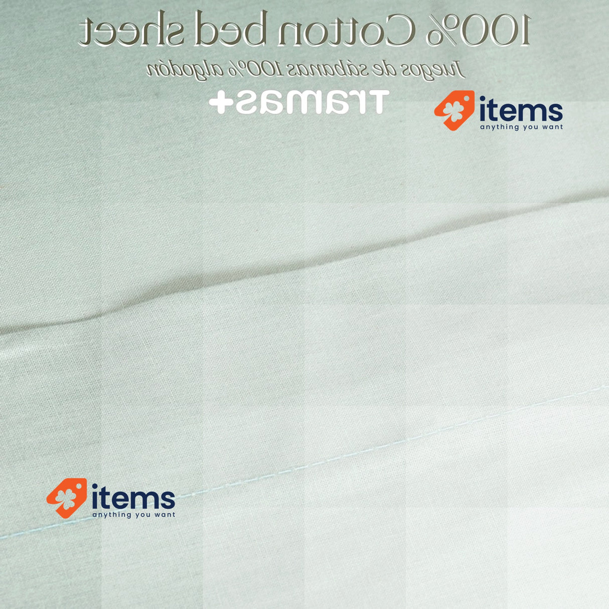 TRAMAS+ Complete Bed Linen Set, 140 x 200 cm, Bed Linen and 2 Pillowcases Green