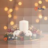 Cereria di Giorgio 16 Candles, Candle Diameter 4 cm-Height 5 cm - Ivory