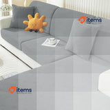 Ystyle Stretch Sofa Cushion Covers,Universal Elastic Sofa Cushion Cover, Grey