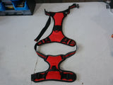 DKDDSSS Dog Harness Large Dog, Adjustable Soft Padded Pet Vest Harness, L, Red