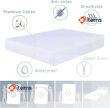Beedsooth Zippered Waterproof Mattress Encasement Single size 90x190x25cm Dust