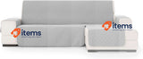 Eysa Magnus Chaise Longue Sofa Cover R & D, Left and Right Chaise Longue Grey
