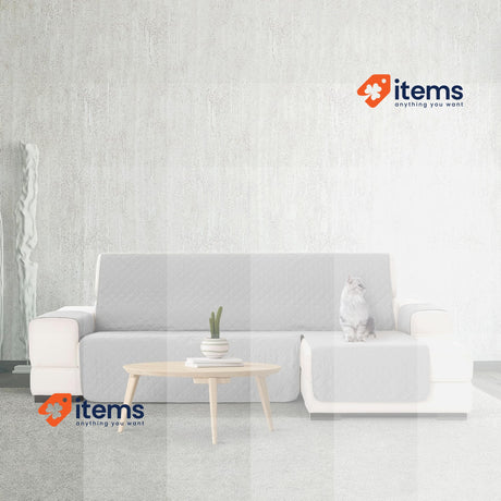 Eysa Magnus Chaise Longue Sofa Cover R & D, Left and Right Chaise Longue Grey