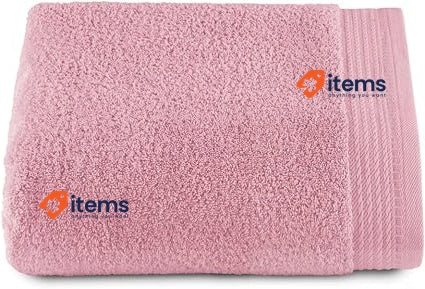 RIZO Top Towel 100% Combed Cotton - 600 g/m2 - 70 x 140 cm - Coral (Pink) Bath