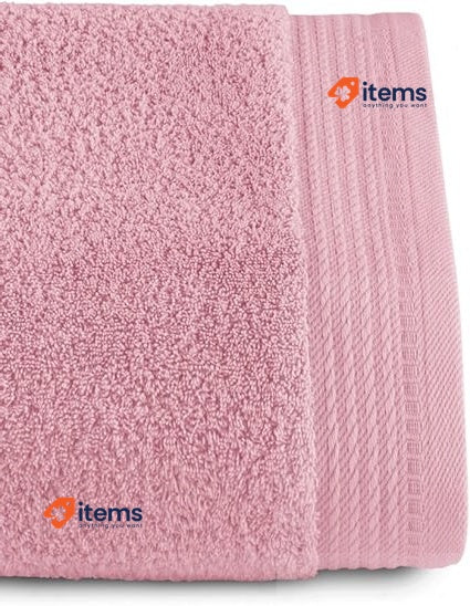 RIZO Top Towel 100% Combed Cotton - 600 g/m2 - 70 x 140 cm - Coral (Pink) Bath