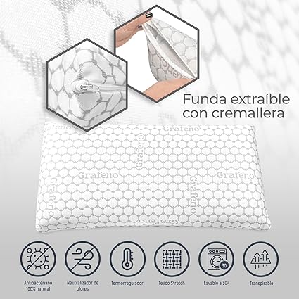 furnish online - Almohada Viscoelastic Carbon Visco Δ Maximum