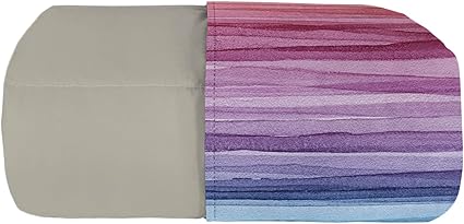 Italian Bed Linen BASIC Printed Summer Quilt, Microfibre, Rainbow, Queen