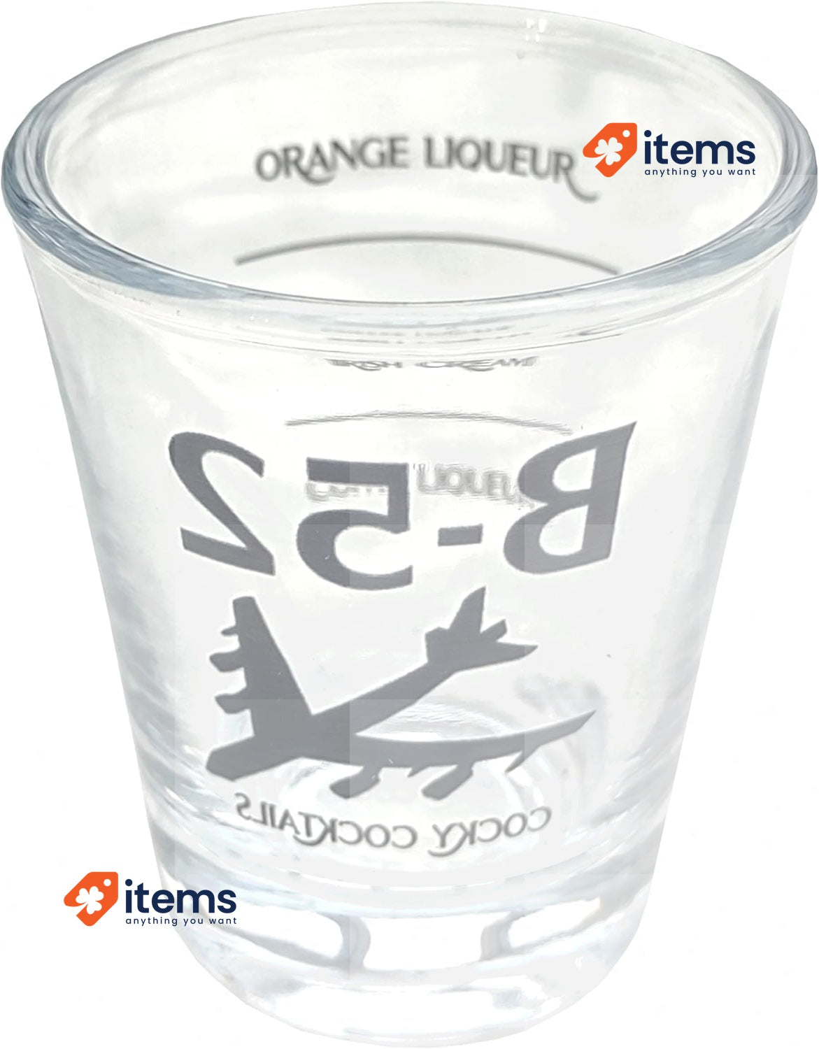 The Spice Specialist B52 Shot Transparent Glasses (Pack of 2), Cocky Cocktails