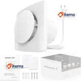 BUMSOU Air Extractor 100mm Silencers Powerful Ventilation, 130m3/h Ventilator