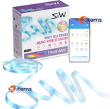 WiZ RGB LED Lightstrip - 30 m, Customisable, 16 Million Colours + White