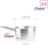 IBILI 607620 20cm Stainless Steel Saucepan 18/10 Suitable for Induction