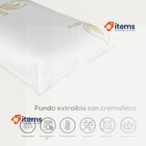 DUÉRMETE ONLINE Aloe Vera Visco Memory Foam Pillow 2 Units 70 x 40cm 70 x 40 cm